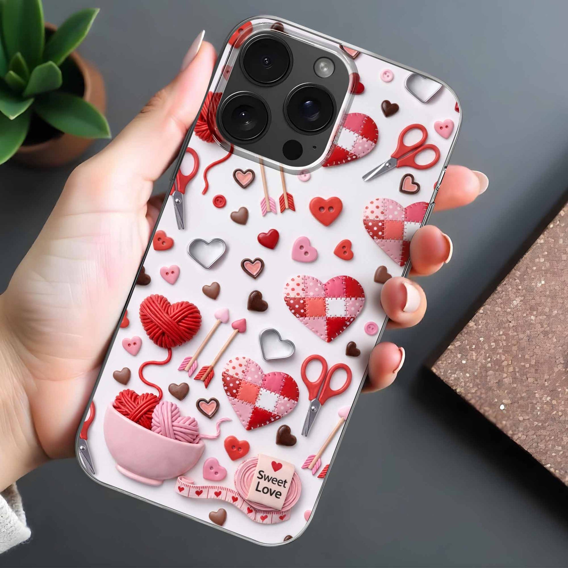 Sweet Love Hearts And Arrows Design