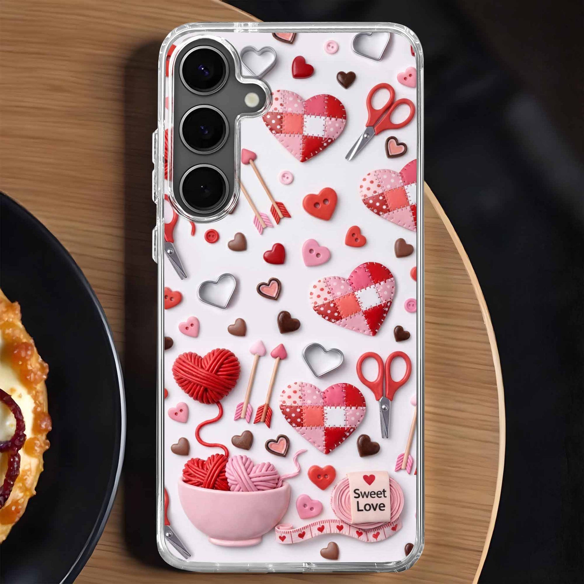 Sweet Love Hearts And Arrows Design