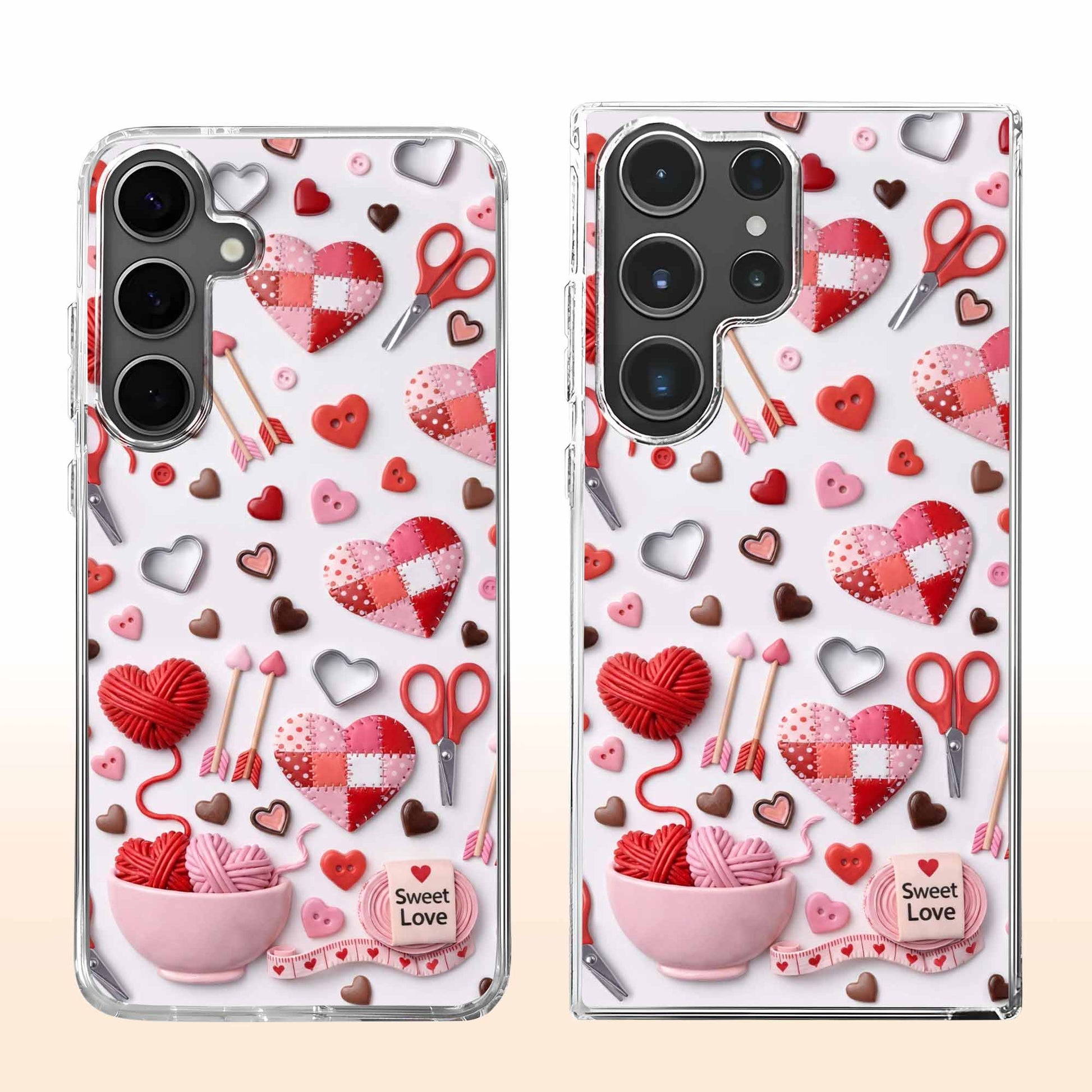 Sweet Love Hearts And Arrows Design