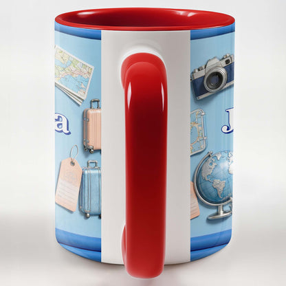 Ready For My Next Adventure Globe Airplane And Camera Travel Design