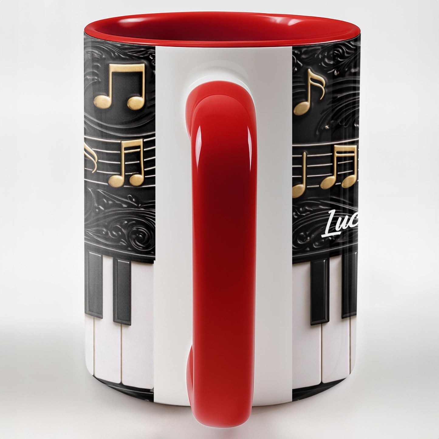 Personalized Music Note Design With Piano Keys