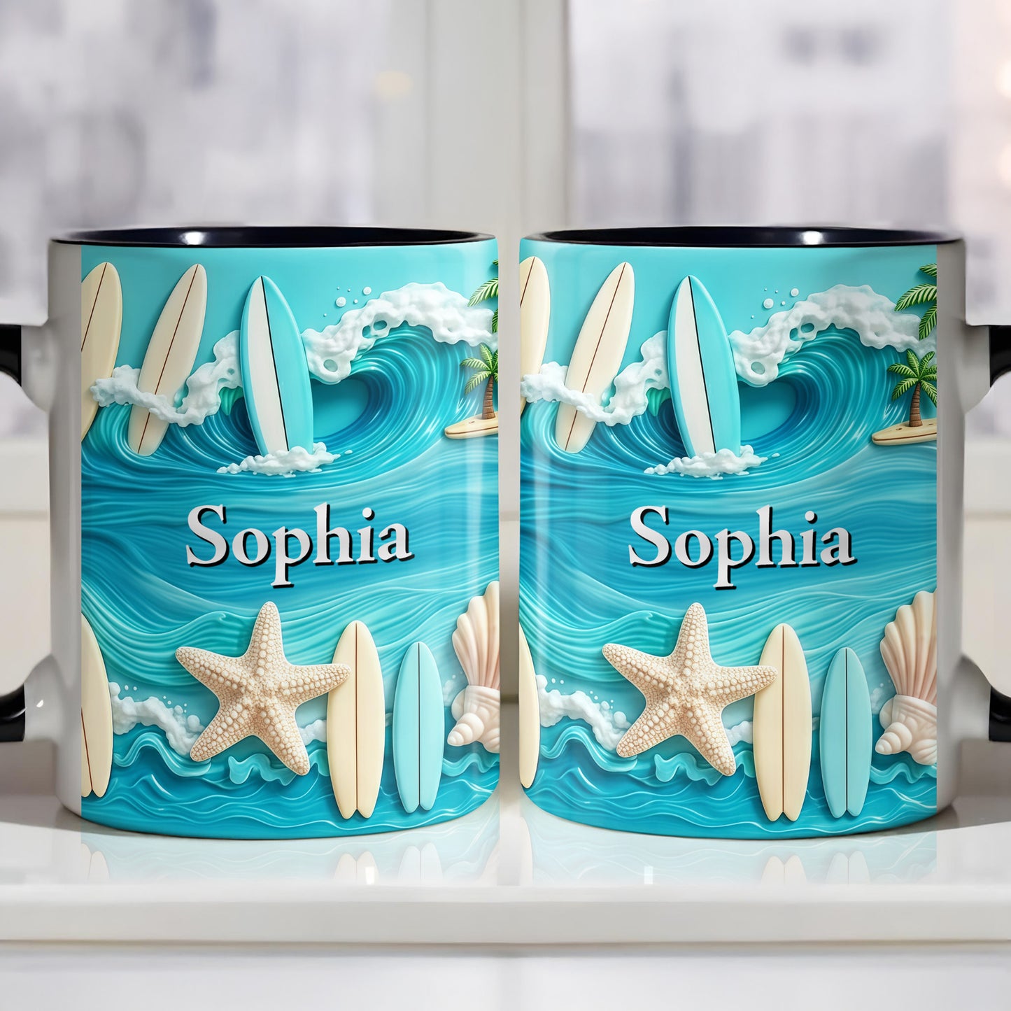 Sun Sand and Surf Living My Best Life Surfboards And Starfish Ocean