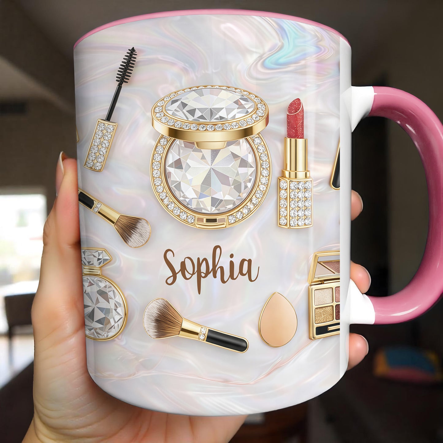 Stay Fabulous With My Everyday Essentials Makeup And Cosmetics Pattern