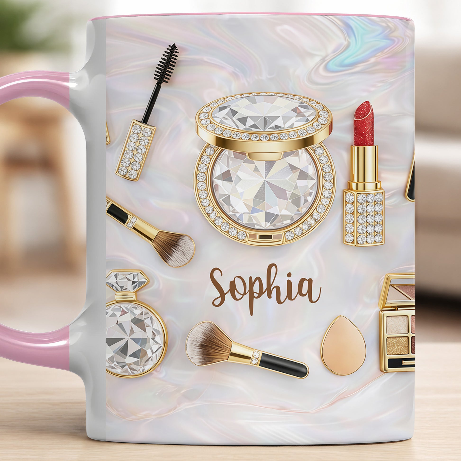 Stay Fabulous With My Everyday Essentials Makeup And Cosmetics Pattern