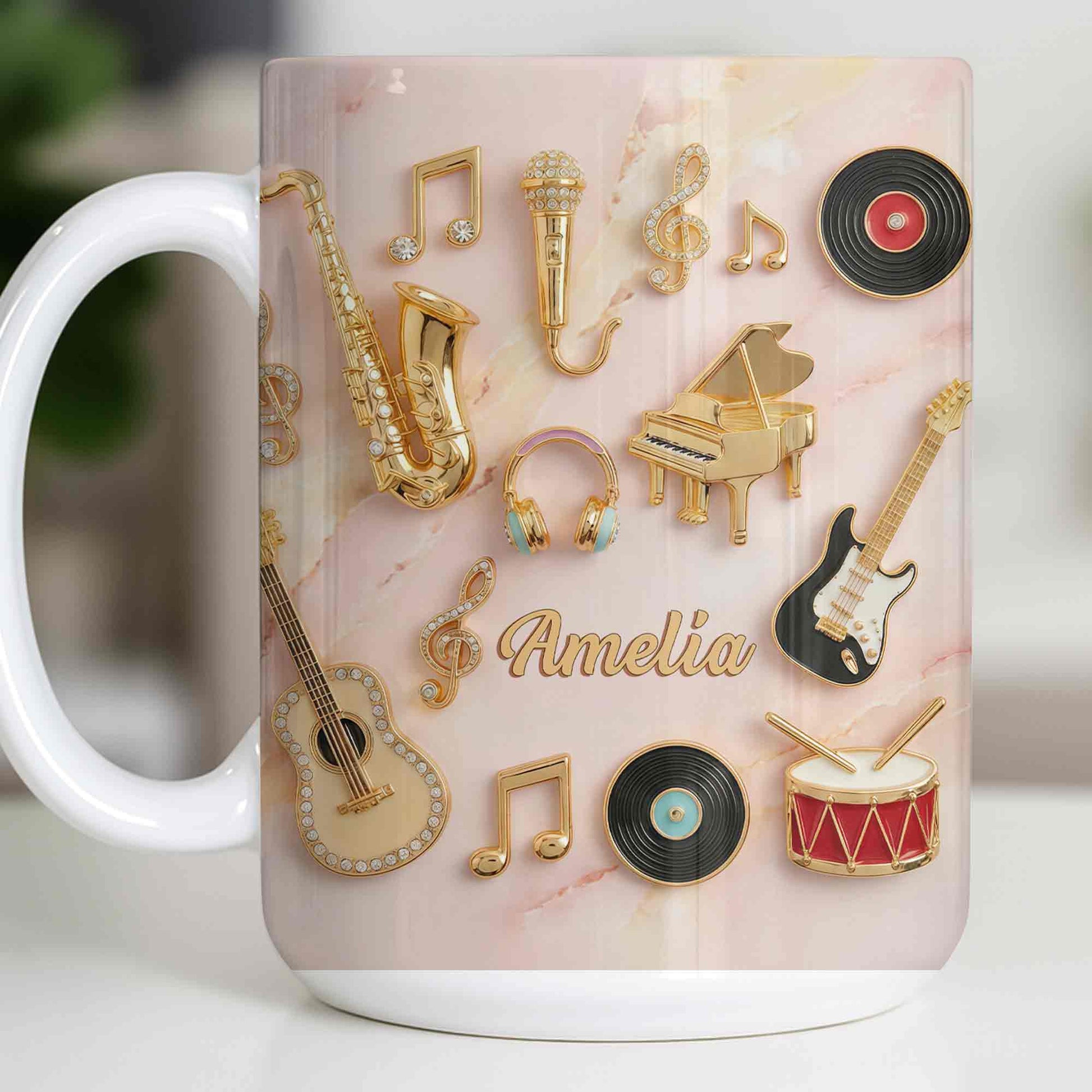 A Life Filled With Music And Melody Instruments And Notes