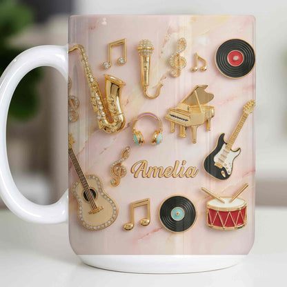 A Life Filled With Music And Melody Instruments And Notes