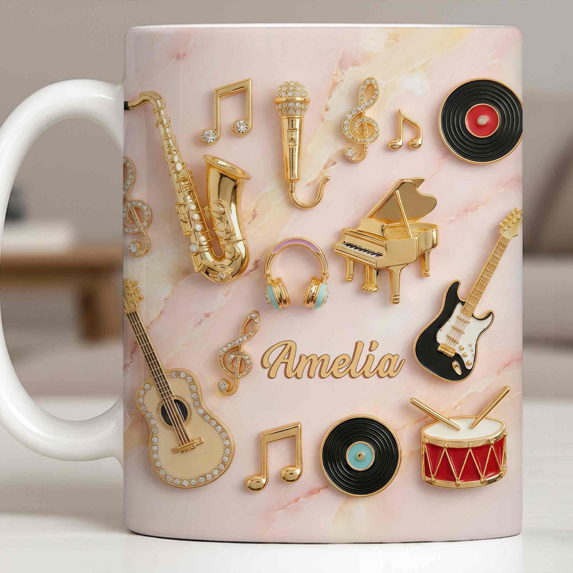 A Life Filled With Music And Melody Instruments And Notes