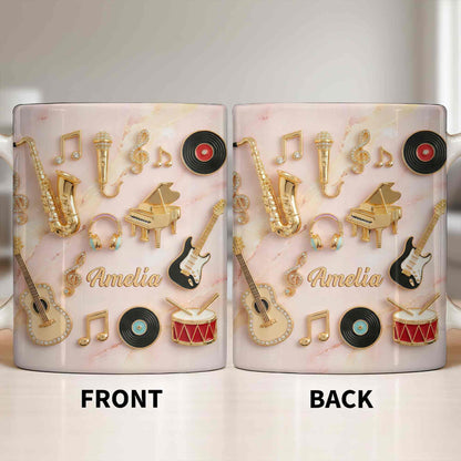 A Life Filled With Music And Melody Instruments And Notes