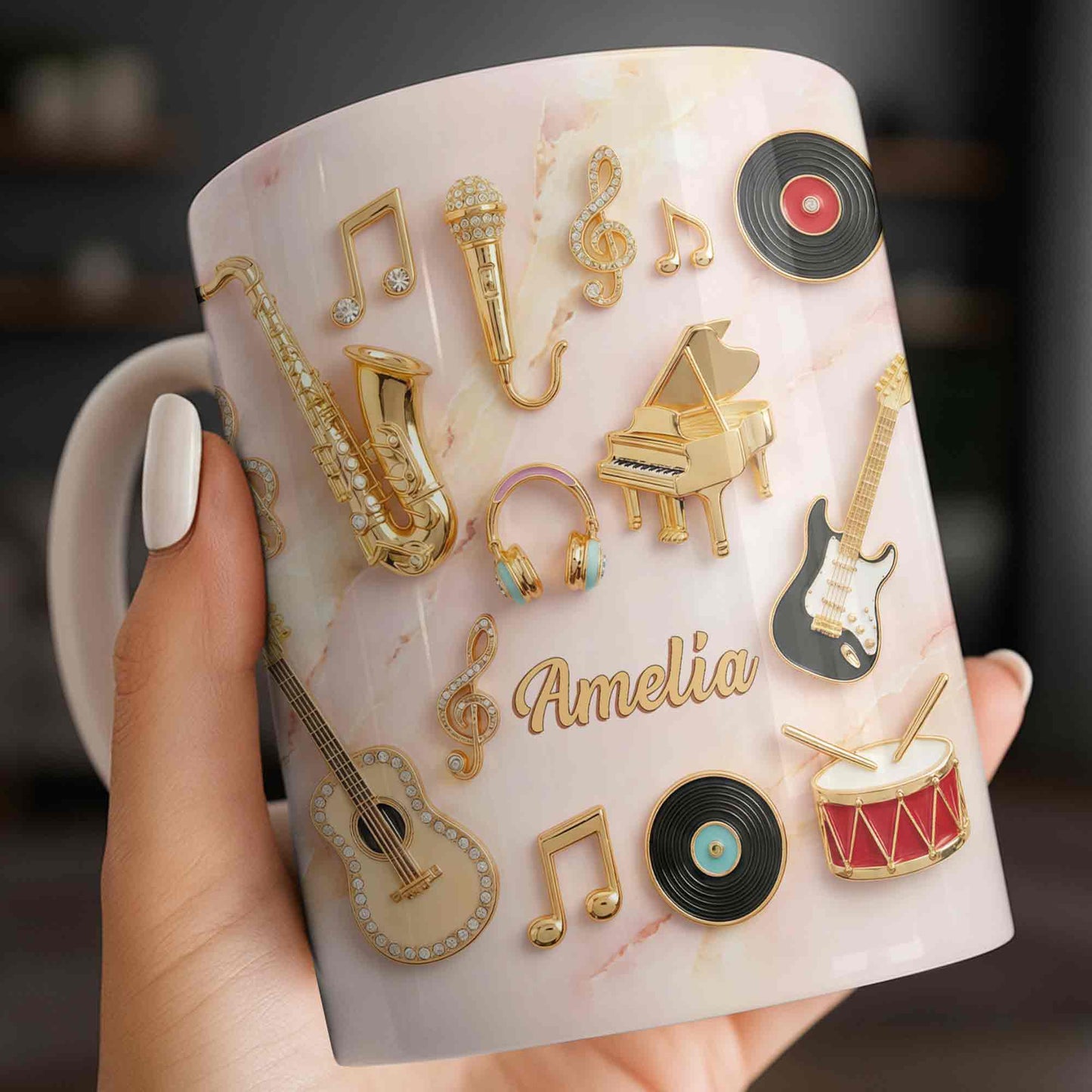 A Life Filled With Music And Melody Instruments And Notes