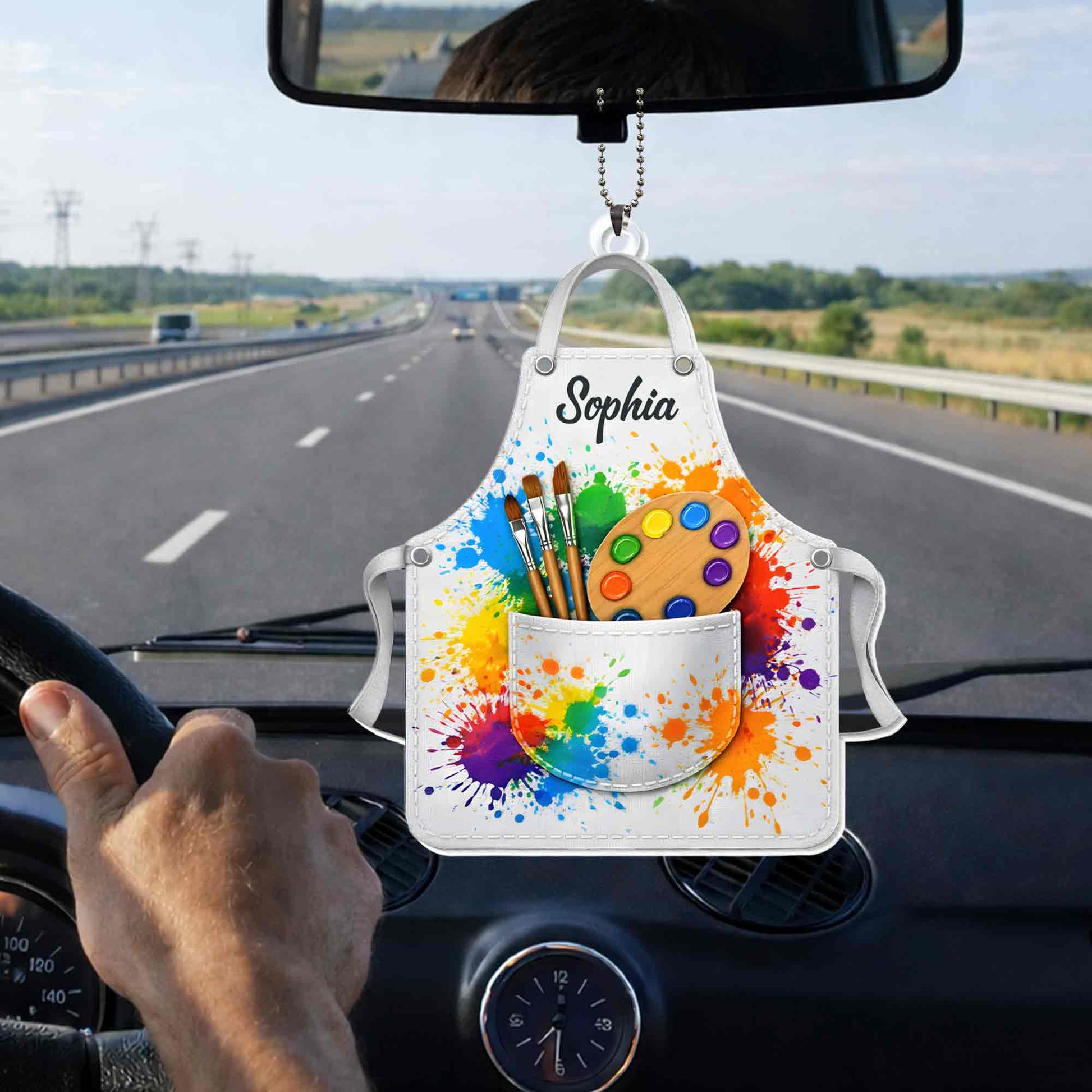 My Apron, Colorful Paint Brushes and Palette