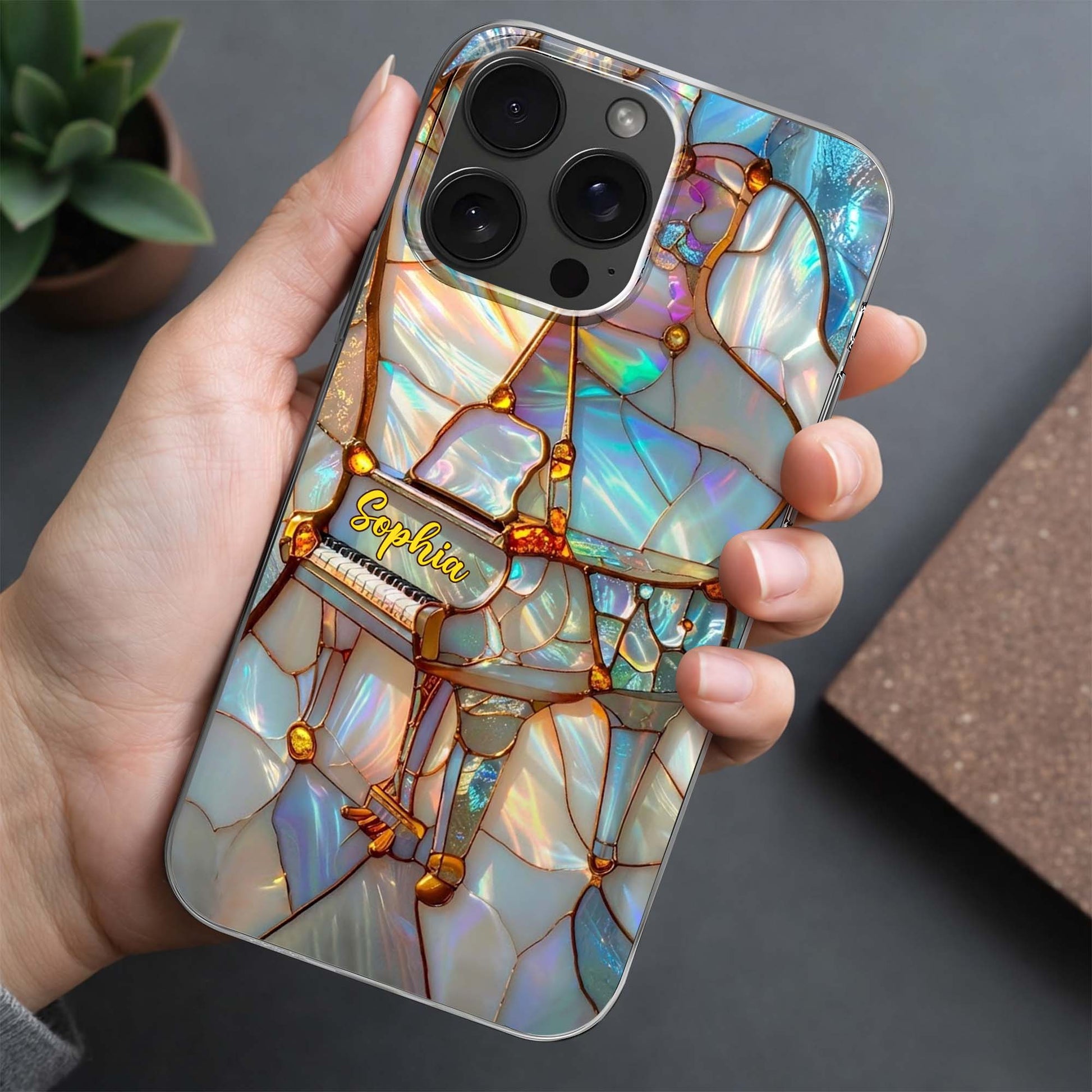 A Melody For The Soul Stained Glass Piano Art