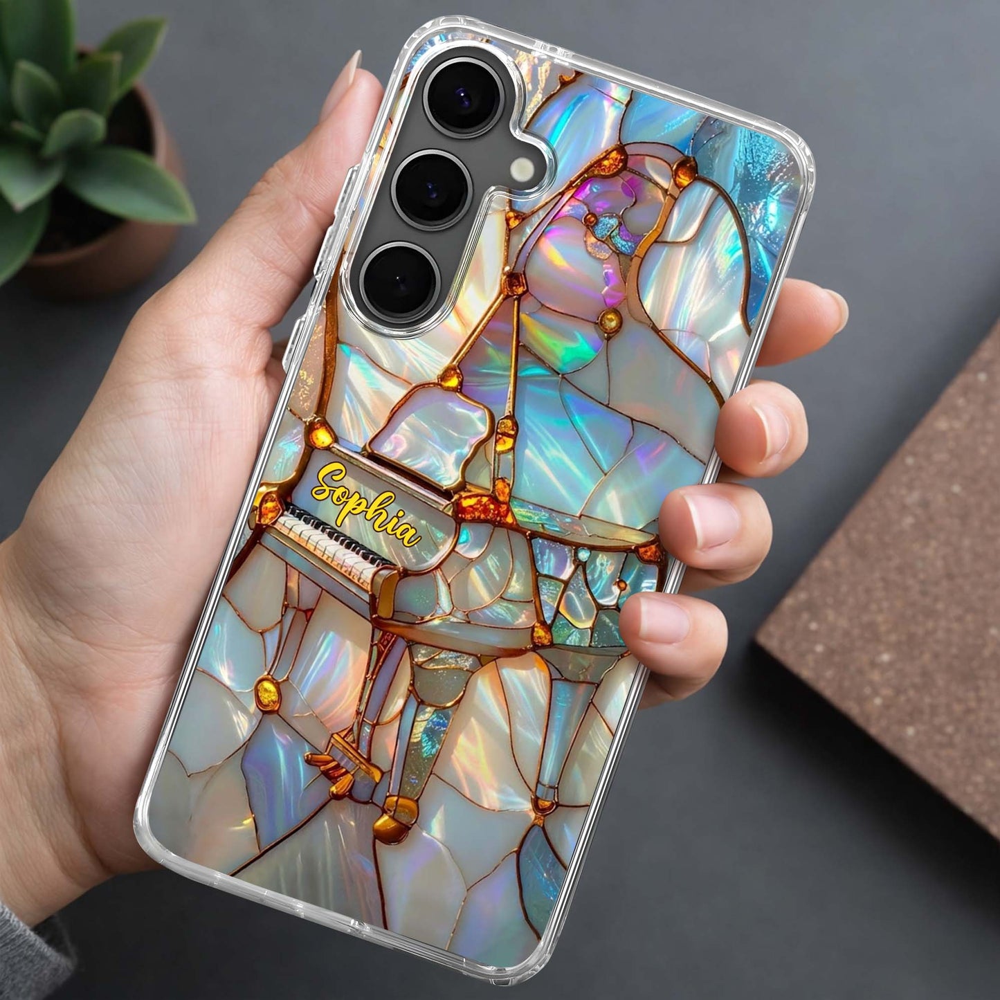 A Melody For The Soul Stained Glass Piano Art