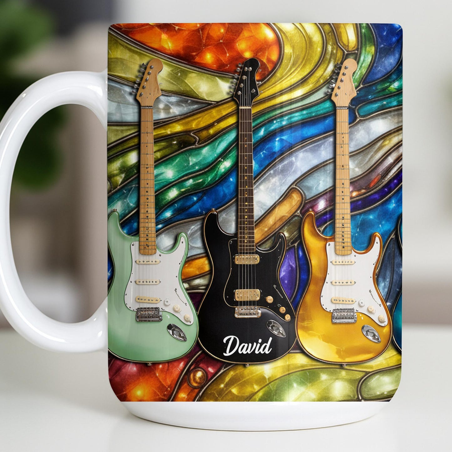 David Electric Guitar Art
