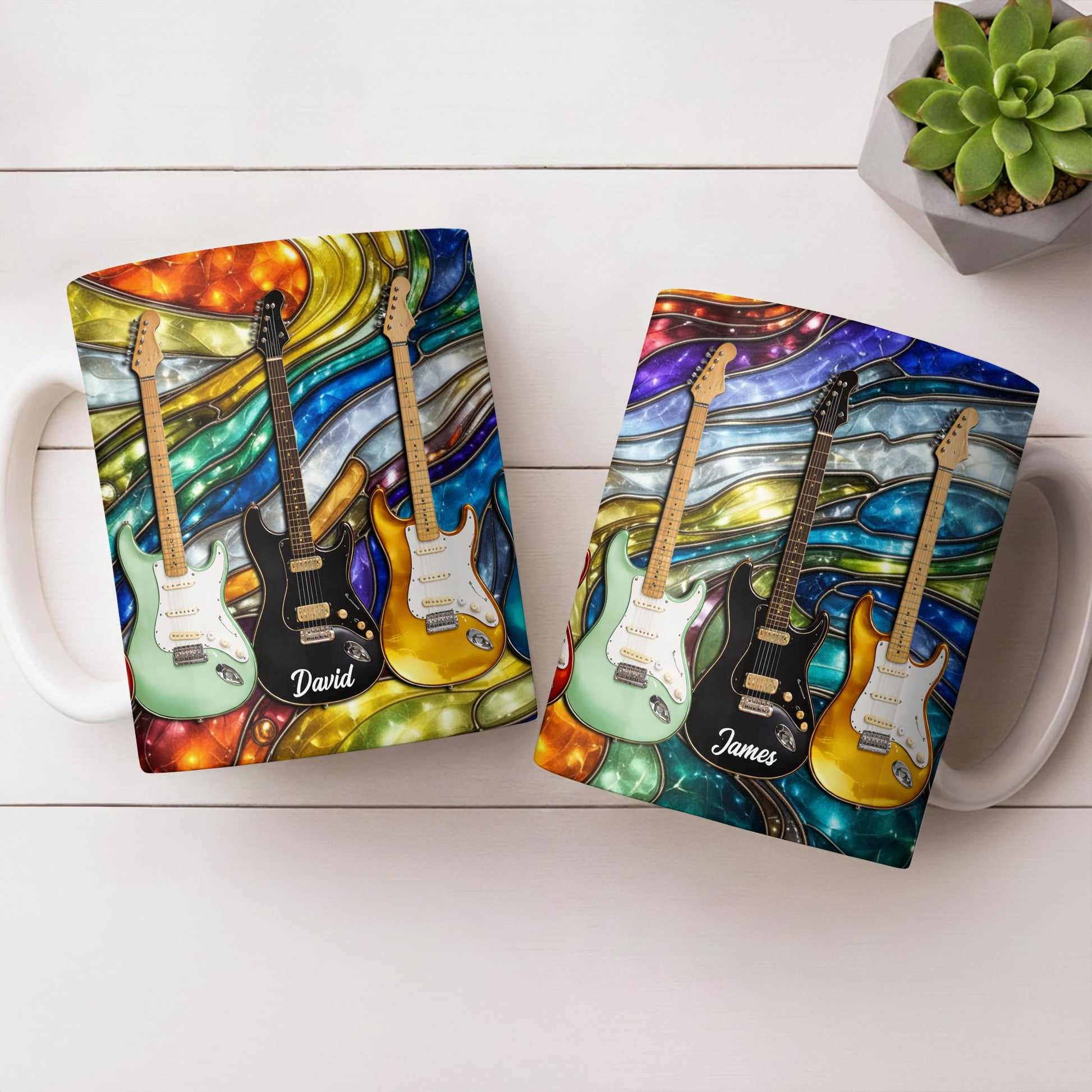 David Electric Guitar Art