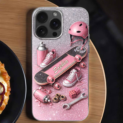 My Skateboard Personalized Design With Helmet And Shoes