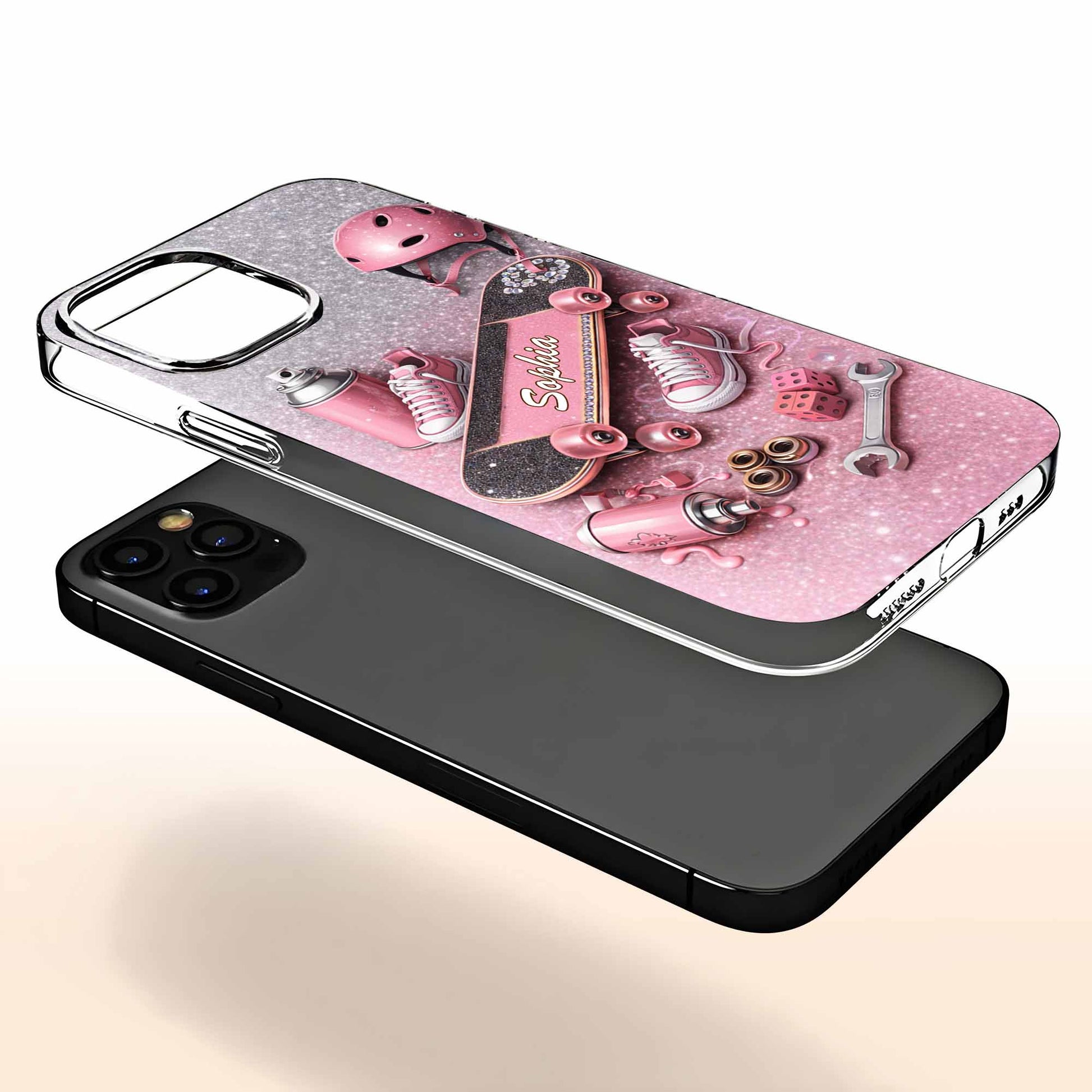 My Skateboard Personalized Design With Helmet And Shoes