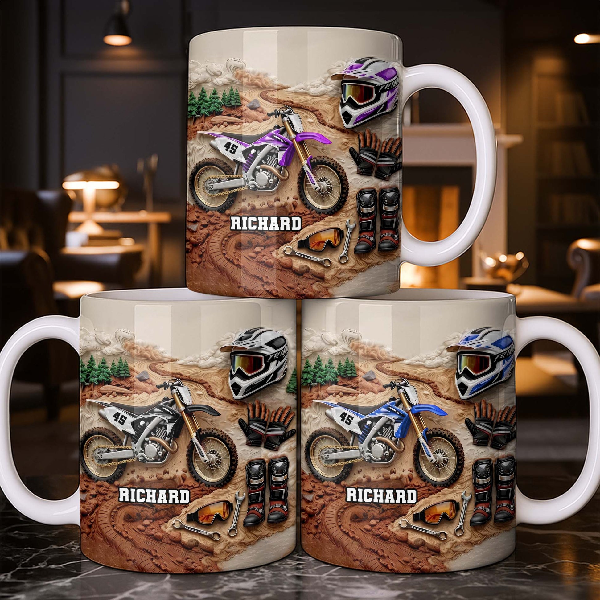 My Moto Enthusiast With Motorcycle And Gear