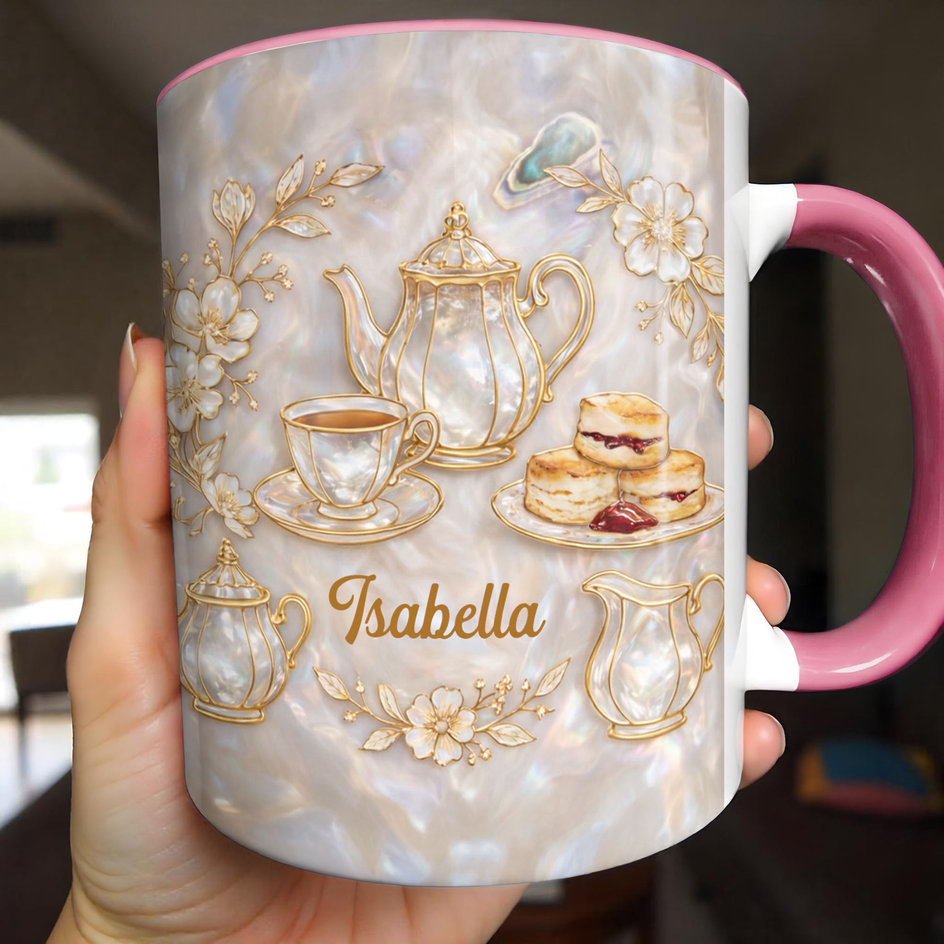 Sip In Style With Vintage Teapot And Floral Elegance