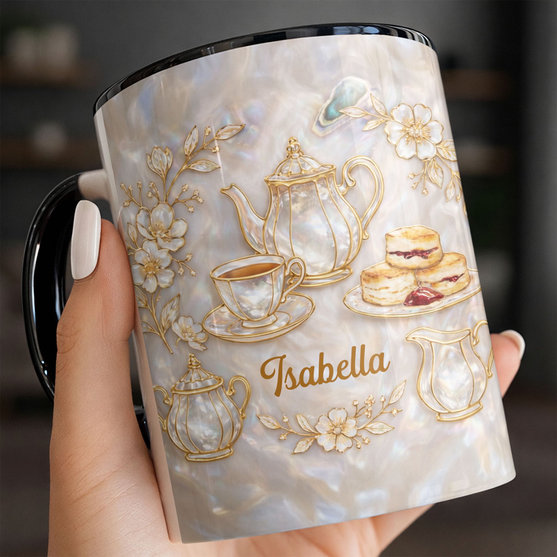 Sip In Style With Vintage Teapot And Floral Elegance