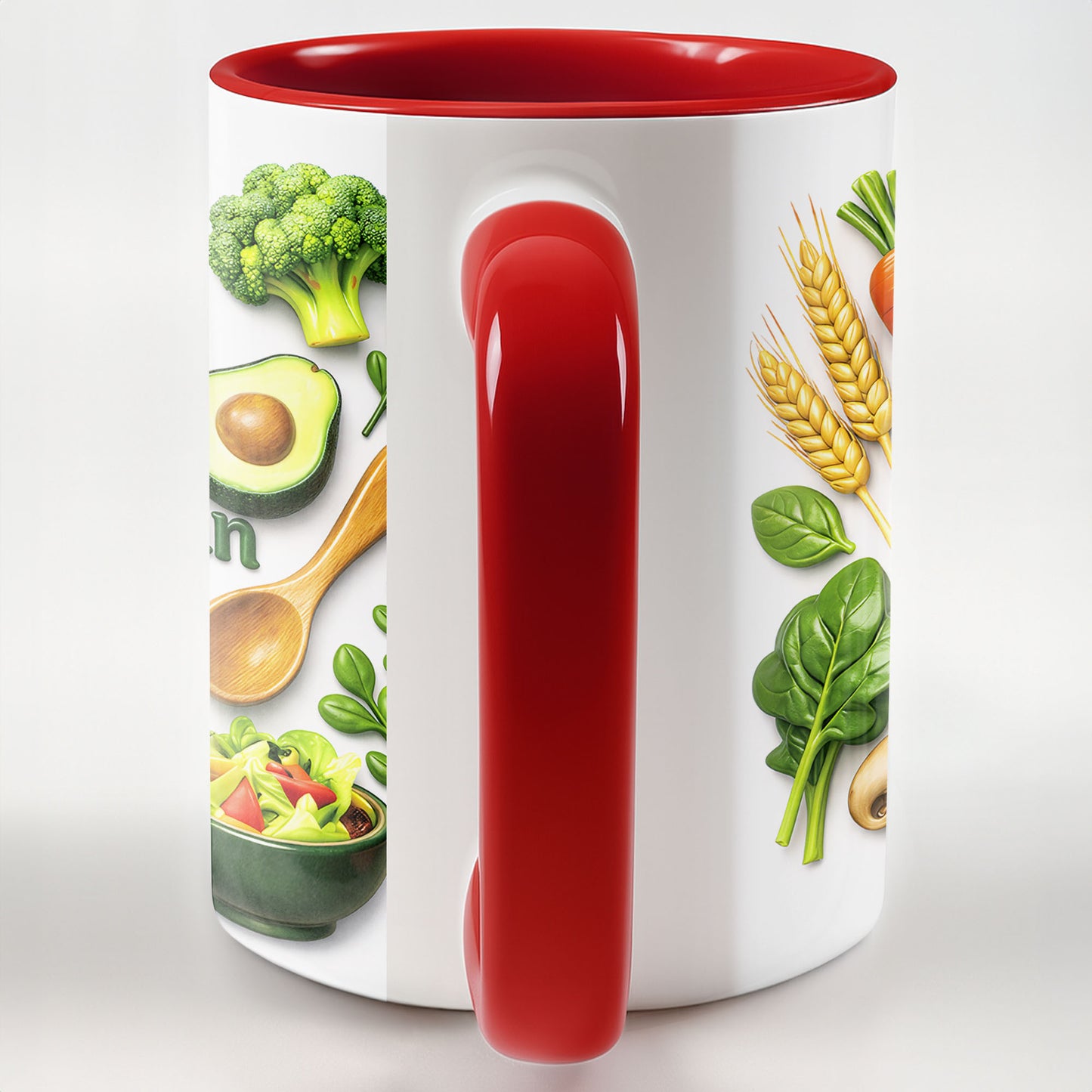 Plant Based Vegetarian Life Eat Green With Fresh Vegetables