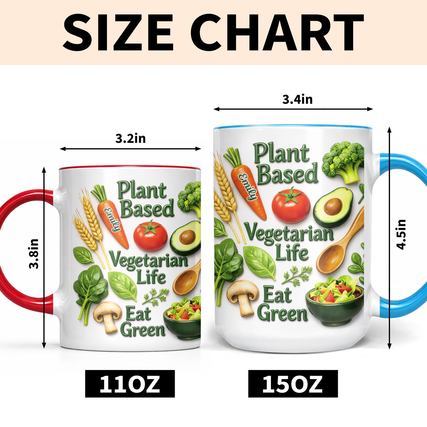 Plant Based Vegetarian Life Eat Green With Fresh Vegetables