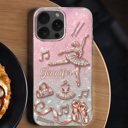 Graceful Ballerina Chasing Ballet Dreams With Tutu And Dance Shoes