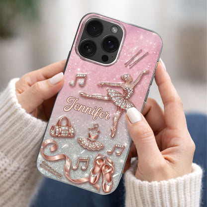 Graceful Ballerina Chasing Ballet Dreams With Tutu And Dance Shoes