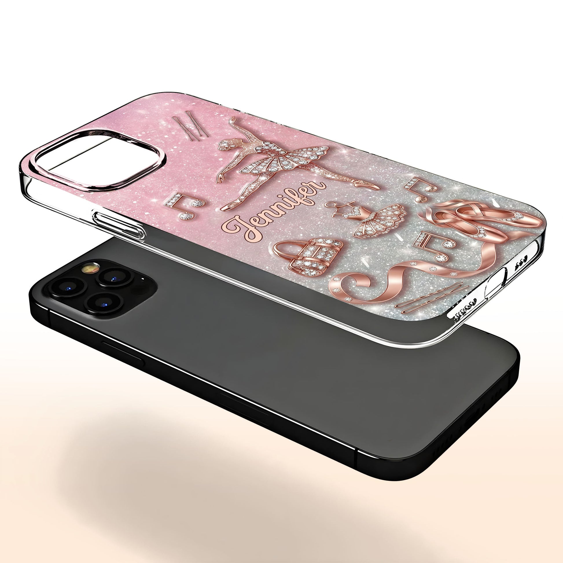 Graceful Ballerina Chasing Ballet Dreams With Tutu And Dance Shoes