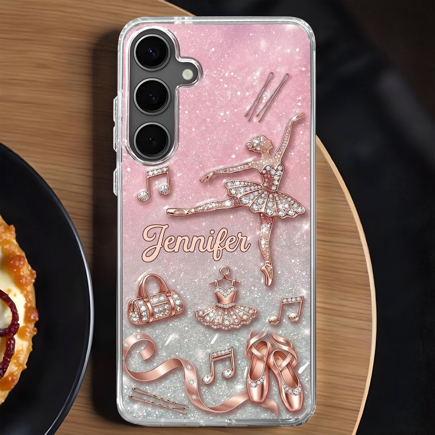 Graceful Ballerina Chasing Ballet Dreams With Tutu And Dance Shoes