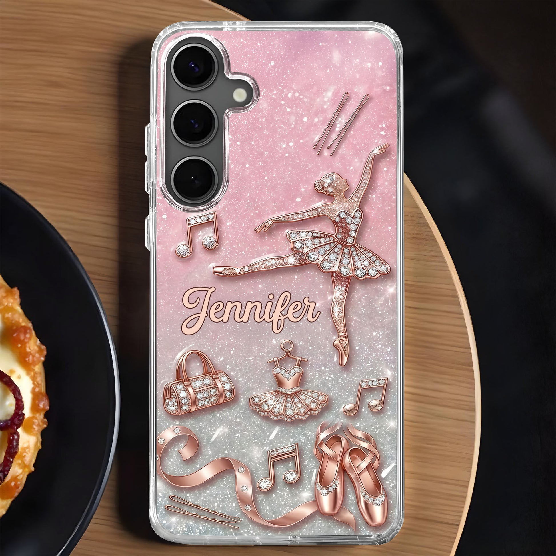 Graceful Ballerina Chasing Ballet Dreams With Tutu And Dance Shoes