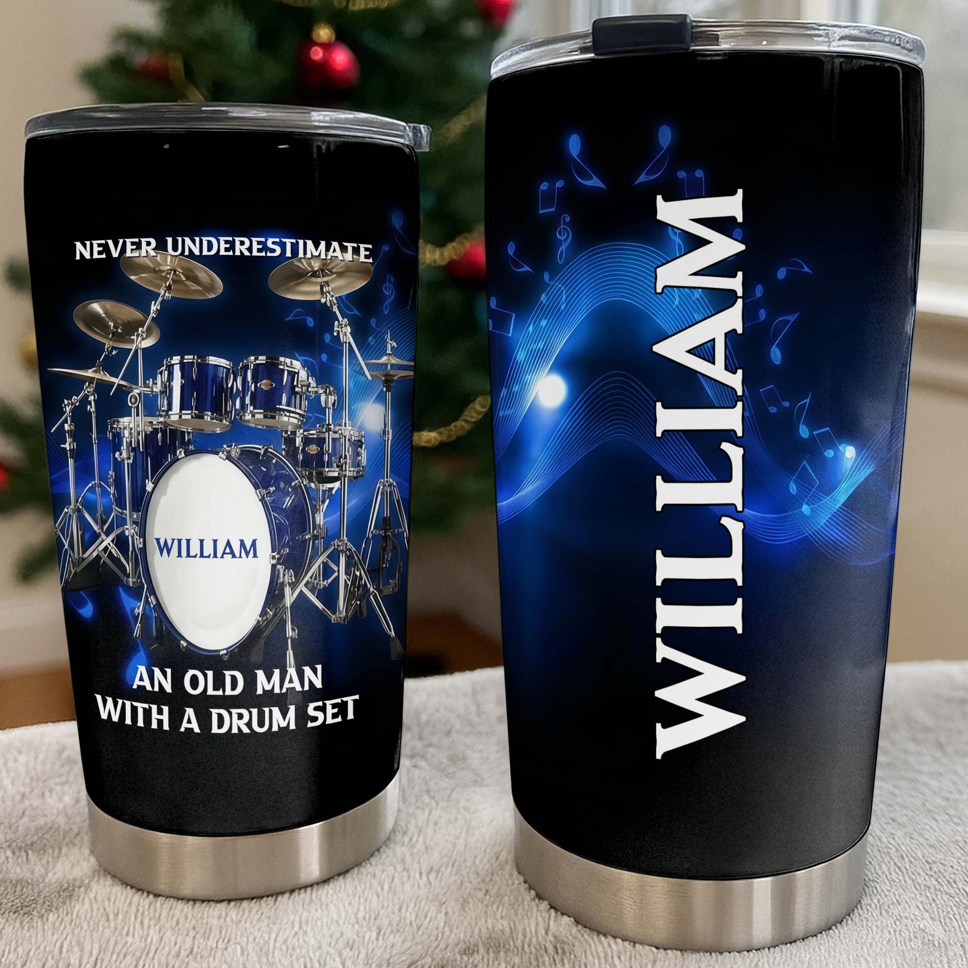 Never Underestimate An Old Man With A Drum Set Music Instrument