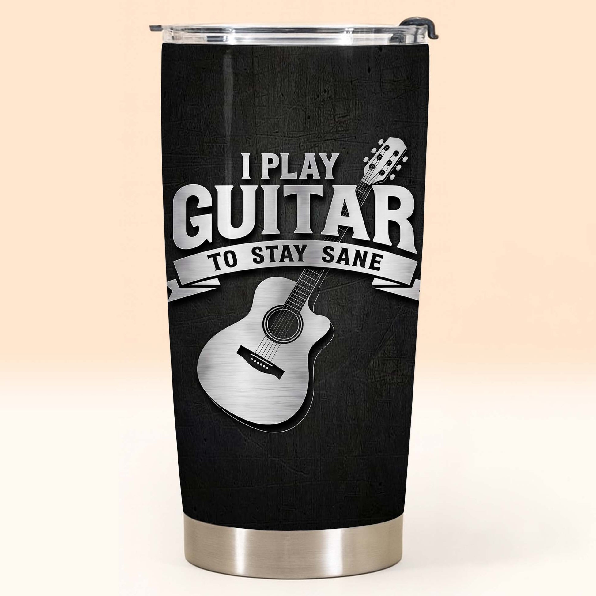 I Play Guitar To Stay Sane Acoustic Music Design