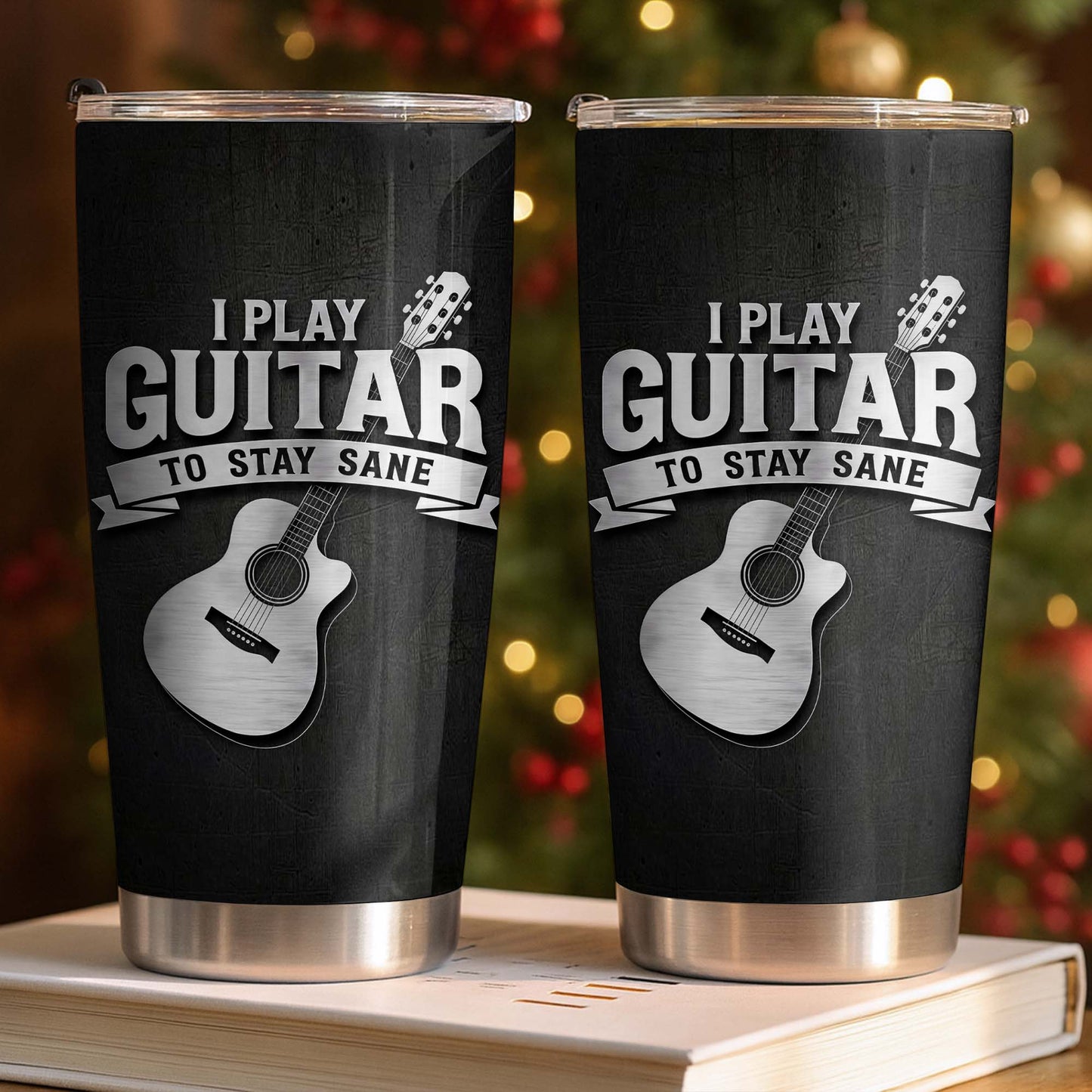 I Play Guitar To Stay Sane Acoustic Music Design