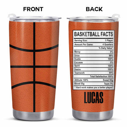 Basketball Facts Nutriton Label Texture For Players And Athletes