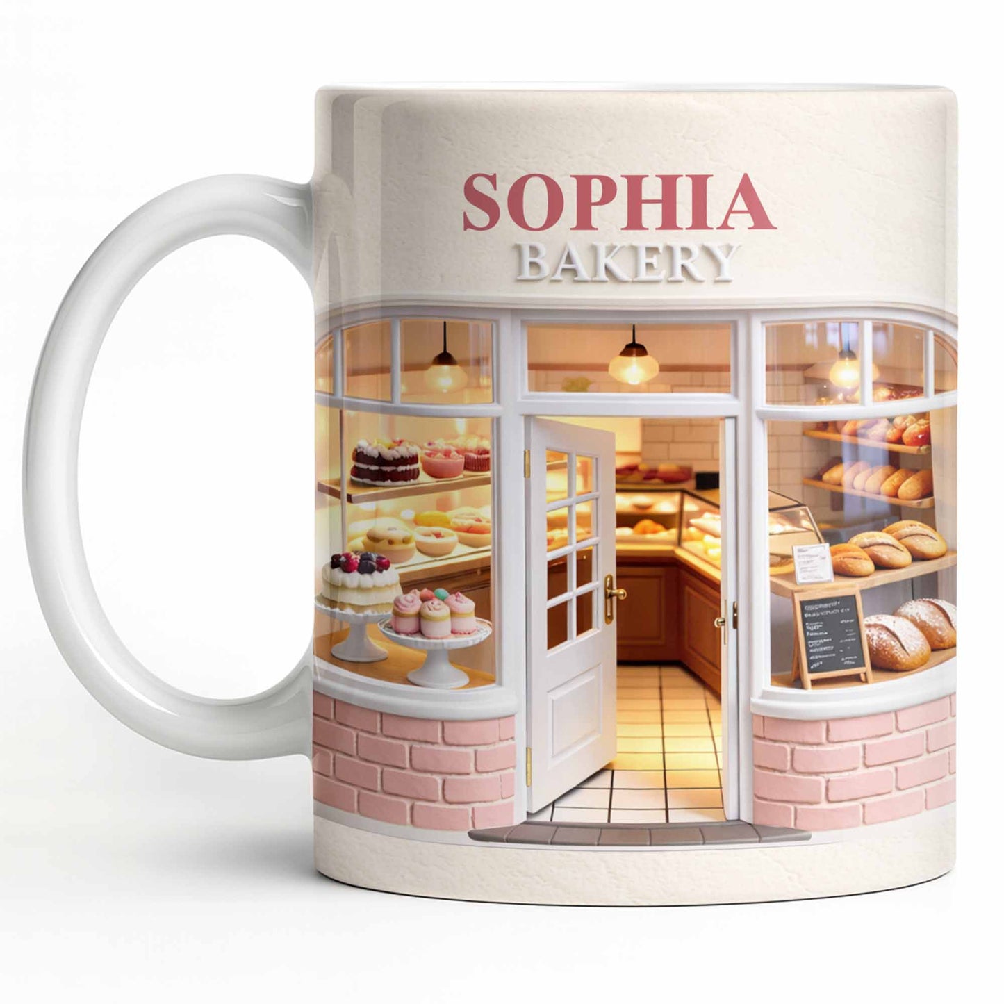 My Bakery Custom Storefront With Cakes And Bread