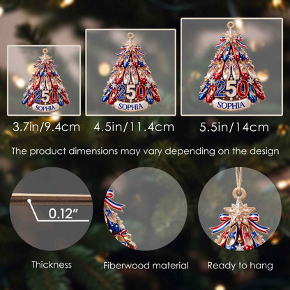 A Passion For Dance Shines Bright With Ballet Shoes And Star - Personalized Custom Wood Ornament, Custom Shaped - HOB446_WDO