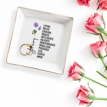 Yo Soy - Plato para joyería personalizado - HS007_SCRD