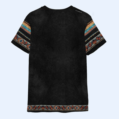 Mexico Vintage Bootleg Style T-Shirt - Personalized Custom Unisex All-Over Printed T-Shirt - HS028_3T