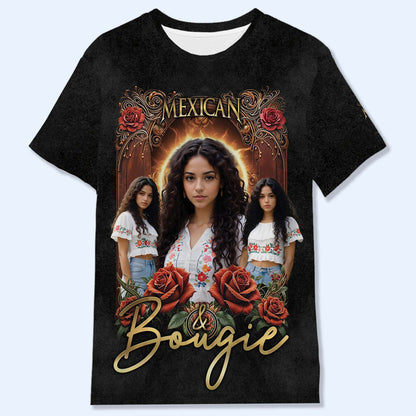 VIVA MEXICO - T-shirt unisexe personnalisé imprimé sur toute la surface - HS030_3T