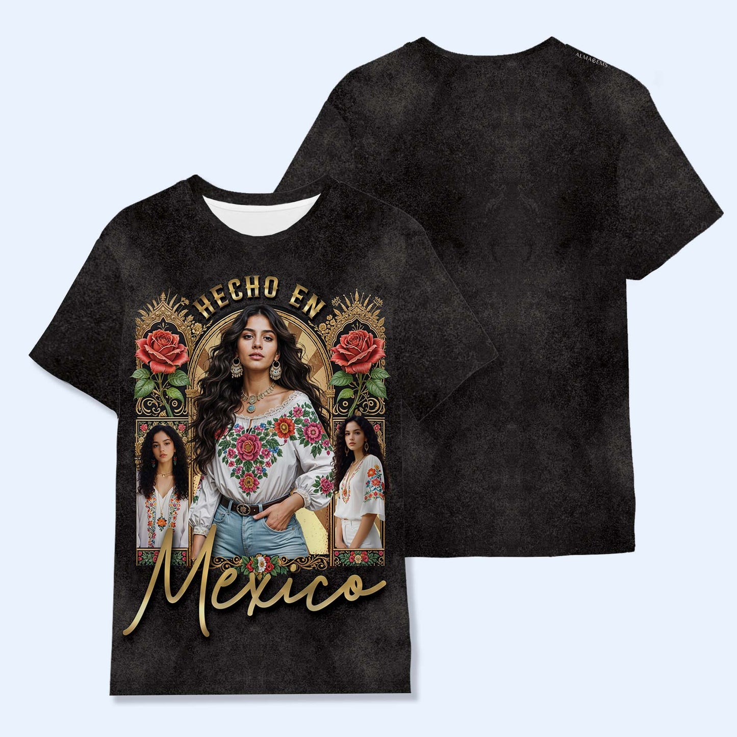 T-shirt unisexe personnalisé imprimé intégral - H031_3T