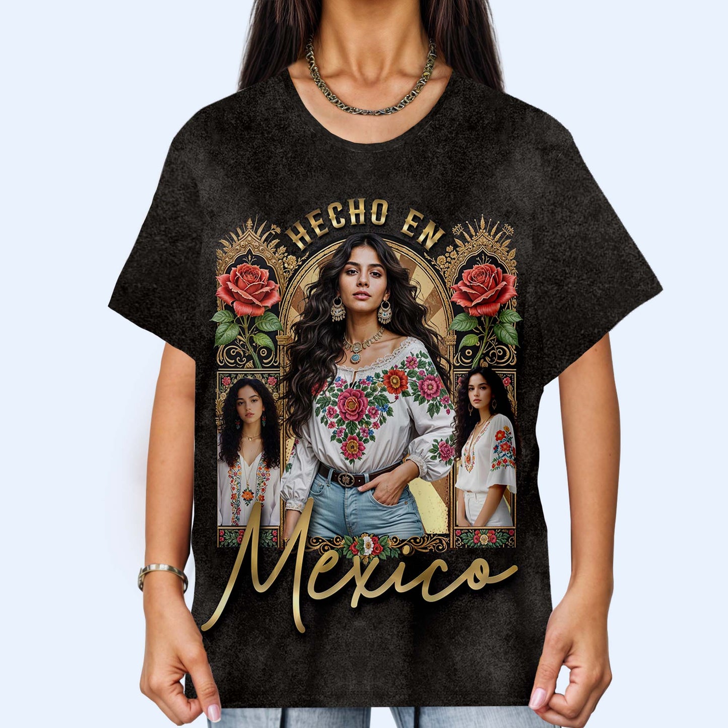 T-shirt unisexe personnalisé imprimé intégral - H031_3T