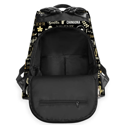 Dios Dice Que Eres - Personalized Custom Leather BackPack - HS035_BP