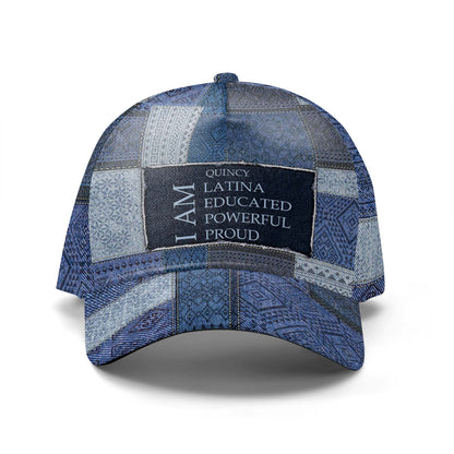 Je suis - Casquette de baseball personnalisée, imprimé intégral - HS036_BAC