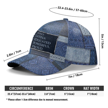 Je suis - Casquette de baseball personnalisée, imprimé intégral - HS036_BAC