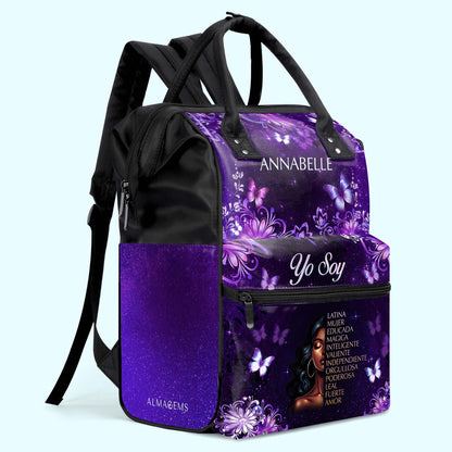 Yo Soy - Mochila de viaje personalizada con diseño de pico de pato - HS037_DKB