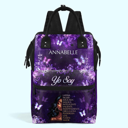 Yo Soy - Mochila de viaje personalizada con diseño de pico de pato - HS037_DKB