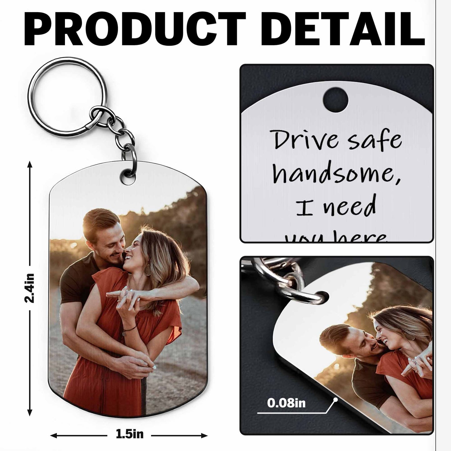 Drive Safe Handsome, I Need You Here With Me, Heart and Photograph