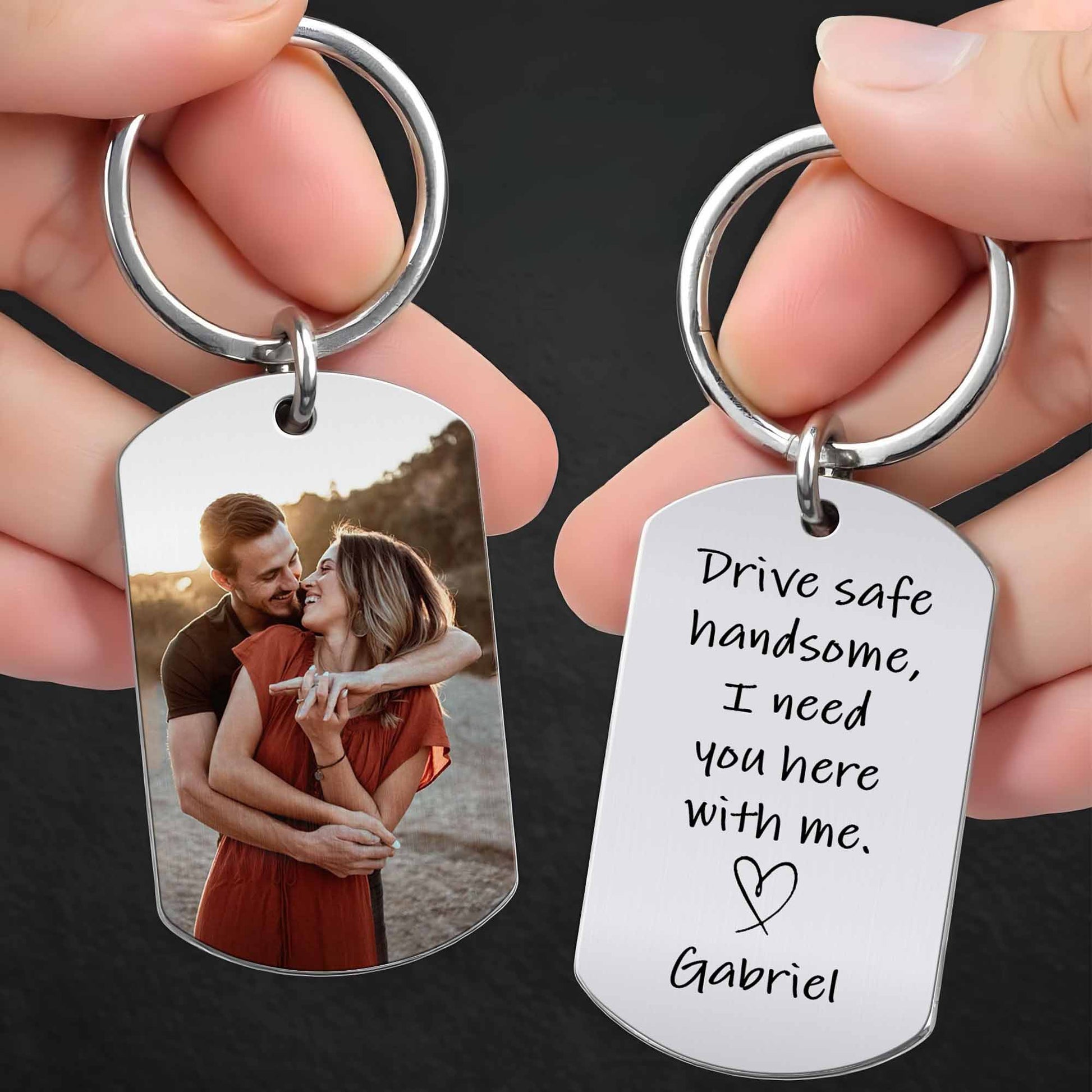 Drive Safe Handsome, I Need You Here With Me, Heart and Photograph