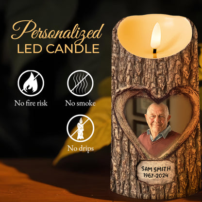 'Til Death Do Us Part, Forever Love Heart Candle Design