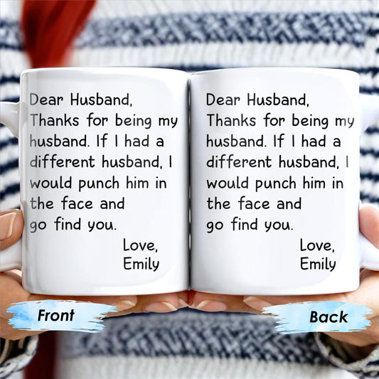 Thanks For Being My Husband Unique Punch Line